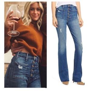 MOTHER The Patch Pocket Hustler Bootcut Sz 29 Jeans Anthro $398 SOLD OUT Celeb.